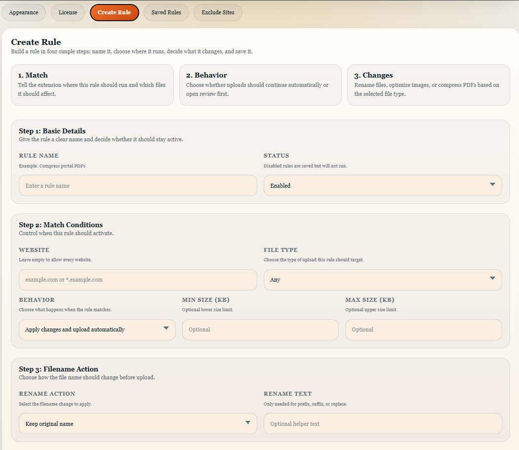 Signup flow screenshot